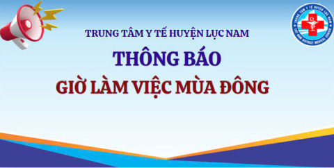 Thông báo giờ làm việc mùa Đông