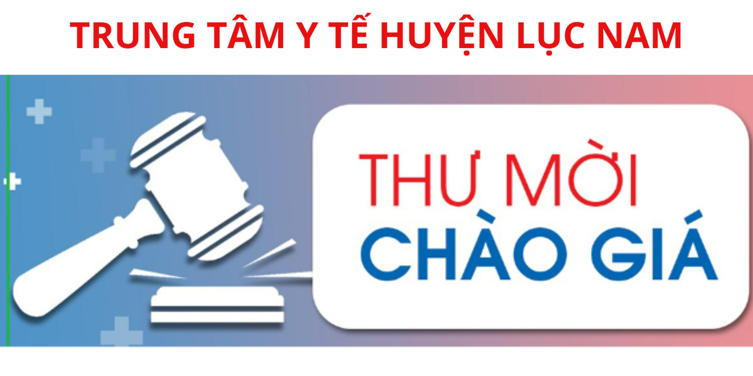 Thư mời báo giá V/v báo giá trang thiết bị phục vụ lập dự toán gói thầu “Mua sắm trang thiết bị Công nghệ thông tin phục vụ chuyên môn và triển khai Bệnh án điện tử năm 2024 tại Trung tâm Y tế huyện Lục Nam”