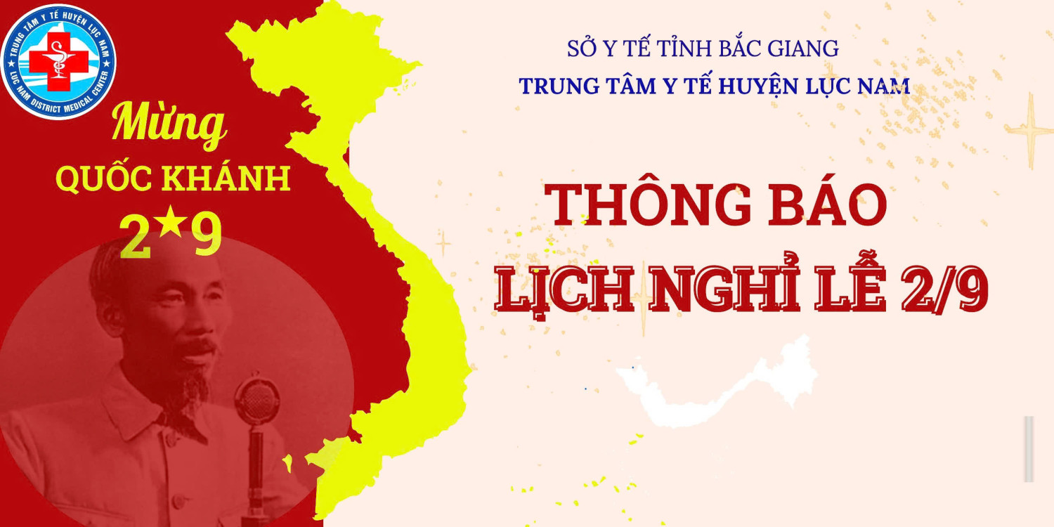 Thông báo lịch nghỉ lễ quốc khánh 2/9